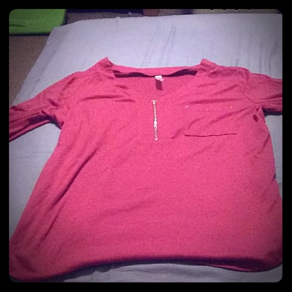 Zipper blouse